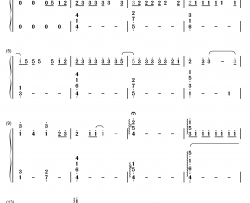 secret base 君がくれたもの钢琴简谱-数字双手-ZONE