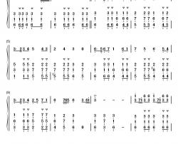 Ronfaure钢琴简谱-数字双手-植松伸夫