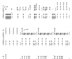 张士超你到底把我家钥匙放在哪里了钢琴简谱-数字双手-上海彩虹室内合唱团