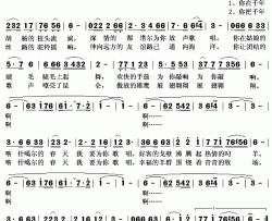 喀什噶尔的春天简谱(歌词)-王成文演唱-秋叶起舞记谱上传