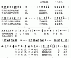 羊卓雍错简谱(歌词)-王觉演唱-秋叶起舞记谱上传