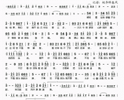 离开你不是因为我的冷漠简谱(歌词)-冷漠演唱-桃李醉春风记谱