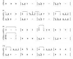 Ghost Bell钢琴简谱-数字双手-深泽秀行