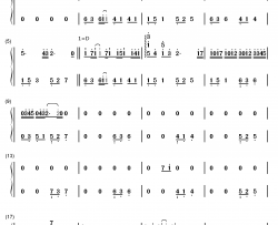 Für Immer钢琴简谱-数字双手-Eisblume