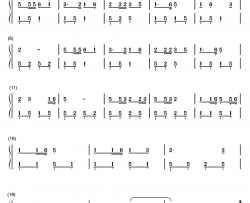 南泥湾（带歌词版）钢琴简谱-数字双手-马可