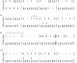 通往明日的桥梁钢琴简谱-数字双手-仓木麻衣