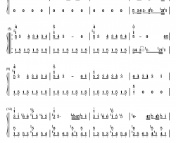 舞娘钢琴简谱-数字双手-蔡依林