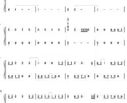 Moonlight钢琴简谱-数字双手-EXO