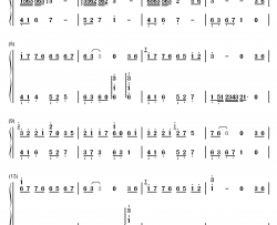 盛世回首钢琴简谱-数字双手-Mario 慕寒