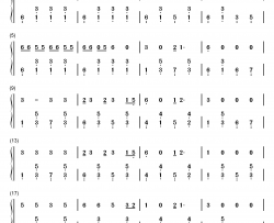 小机灵之歌钢琴简谱-数字双手-小蓓蕾组合