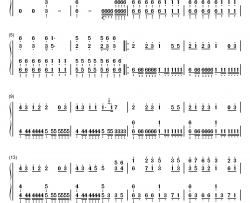 Super Star钢琴简谱-数字双手-S.H.E