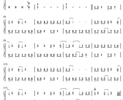 Last Dance钢琴简谱-数字双手-伍佰