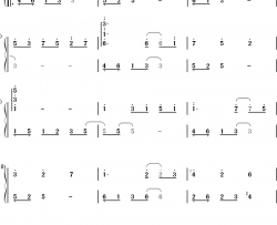 敏感的苹果钢琴简谱-数字双手-ALMA