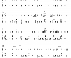 答应不爱你钢琴简谱-数字双手-郑中基