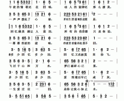 多少回忆多少泪简谱(歌词)-石梅演唱-张英记谱整理