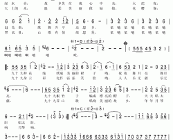 故乡在我心中央简谱(歌词)-宋祖英演唱-秋叶起舞记谱