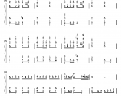 百鸟朝凤钢琴简谱-数字双手-王建中