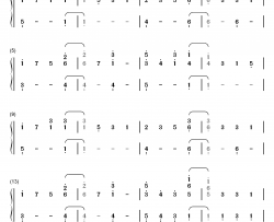 名前を呼ぶよ钢琴简谱-数字双手-Luck Life