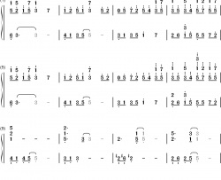 Nightfall钢琴简谱-数字双手-Rayark