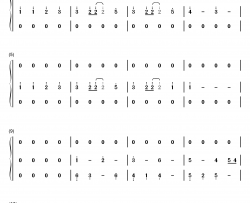 海の涙钢琴简谱-数字双手-出羽良彰