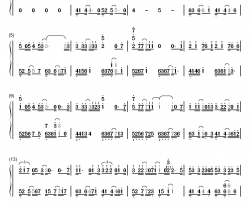 Unravel钢琴简谱-数字双手-Tk from 凛冽时雨