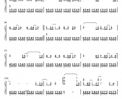 艺术家钢琴简谱-数字双手-徐秉龙