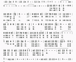 故事都一样简谱(歌词)-袁东方演唱-桃李醉春风记谱