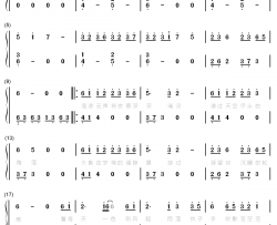 大鱼钢琴简谱- 数字双手-周深