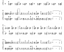 All Falls Down钢琴简谱-数字双手-Alan Walker