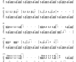 下个路口见钢琴简谱-数字双手-李宇春