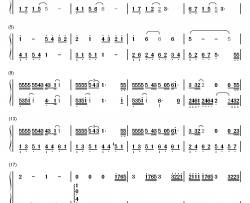 不要对他说钢琴简谱-数字双手-张信哲