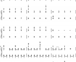 DNA钢琴简谱-数字双手-Little Mix