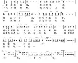 美酒加咖啡简谱(歌词)-邓丽君演唱-君羊曲谱