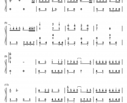 心痛2009钢琴简谱-数字双手-欢子