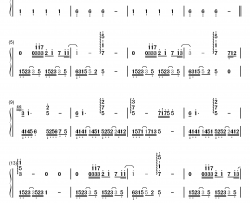 爱着爱着就永远钢琴简谱-数字双手-田馥甄