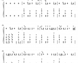 一花依世界钢琴简谱-数字双手-洛天依