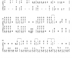 好想大声说爱你钢琴简谱-数字双手-BAAD组合