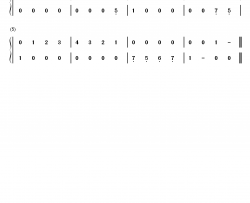 扬基歌钢琴简谱-数字双手-未知