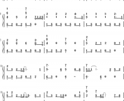 粉雪钢琴简谱-数字双手-Remioromen