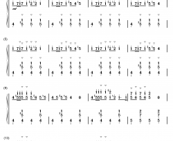 人柱アリス（人柱爱丽丝）钢琴简谱-数字双手-歪P