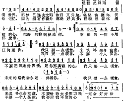 我只要一点暖意简谱-苏芮演唱