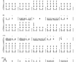 丢失一分钱的愤怒钢琴简谱-数字双手-贝多芬