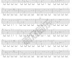 易燃易爆炸指弹谱-吉他独奏谱-陈粒-高清图片谱
