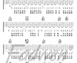 理想三旬吉他谱-G调弹唱谱-陈鸿宇-高清六线谱