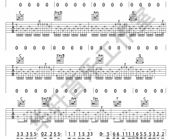 南方姑娘吉他谱-赵雷-C调高清弹唱谱-图片谱