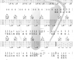 小魂《关山酒》吉他谱 G调男生版 吉他弹唱演示