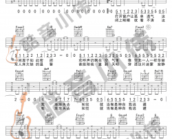 需要人陪吉他谱-王力宏-C调中级版-酷音吉他弹唱教学