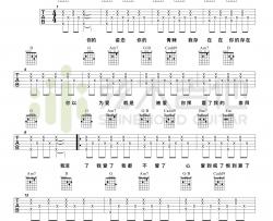 崇拜吉他谱-梁静茹简单版-弹唱教学视频
