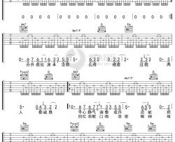 蔡健雅《假想敌》吉他谱 C调弹唱六线谱