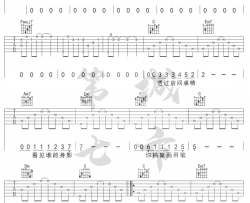 难题吉他谱 谢宇伦/Un C调弹唱谱